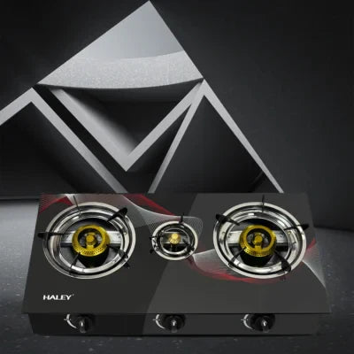 Aragaz cu Trei ochiuri Haley HY-1514 – Putere mare și consum redus de gaz